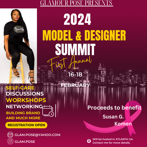 First Annual Glamour Pose 2024 Model and Designer Summit