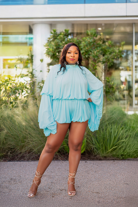 Blue Skies Romper