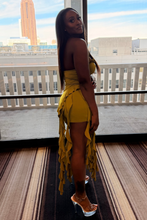 Load image into Gallery viewer, Lime Luxe Fringe Dress