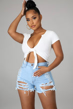 Load image into Gallery viewer, Hot Girl Summer Distressed Shorts